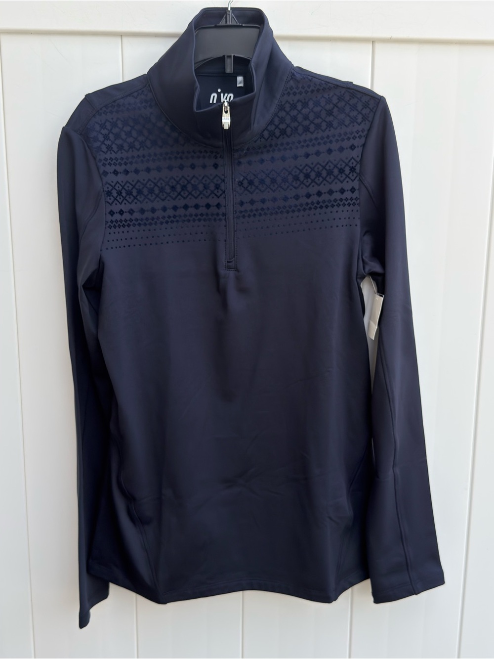 NWT Nivo sport Navy Quarter-Zip Women’s Small Pullover Golf, Tennis, Pickleball